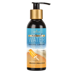 Sensuva Natural Water Based Lubricant-Orange Creamsicle 4oz - Eros Fine Goods