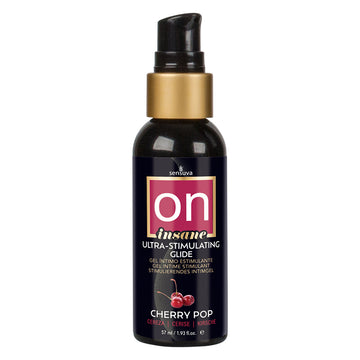 Sensuva Ultra-Stimulating On Insane Moisturizer-Cherry Pop 2oz - Eros Fine Goods