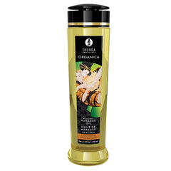Shunga Organica Kissable Massage Oil-Almond Sweetness 8oz - Eros Fine Goods