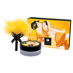 Shunga Kissable Massage Powder-Luscious Mango 2.65oz - Eros Fine Goods