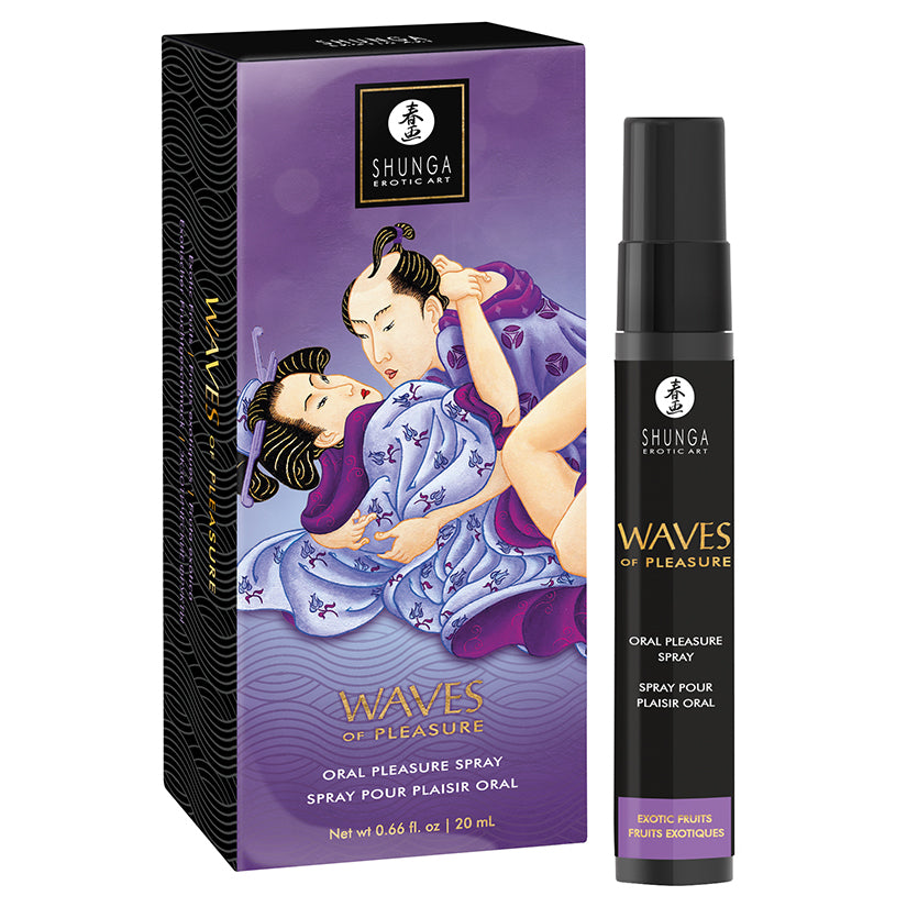 Shunga Waves of Pleasure Oral Pleasure Spray-Exotic Fruits - Eros Fine Goods