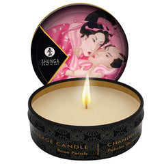 Shunga Mini Massage Candle-Rose Petals 1oz - Eros Fine Goods
