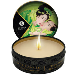 Shunga Mini Massage Candle-Exotic Green Tea - Eros Fine Goods
