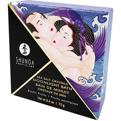 Shunga Moonlight Bath Sea Salt Crystals-Exotic Fruits 2.6oz - Eros Fine Goods
