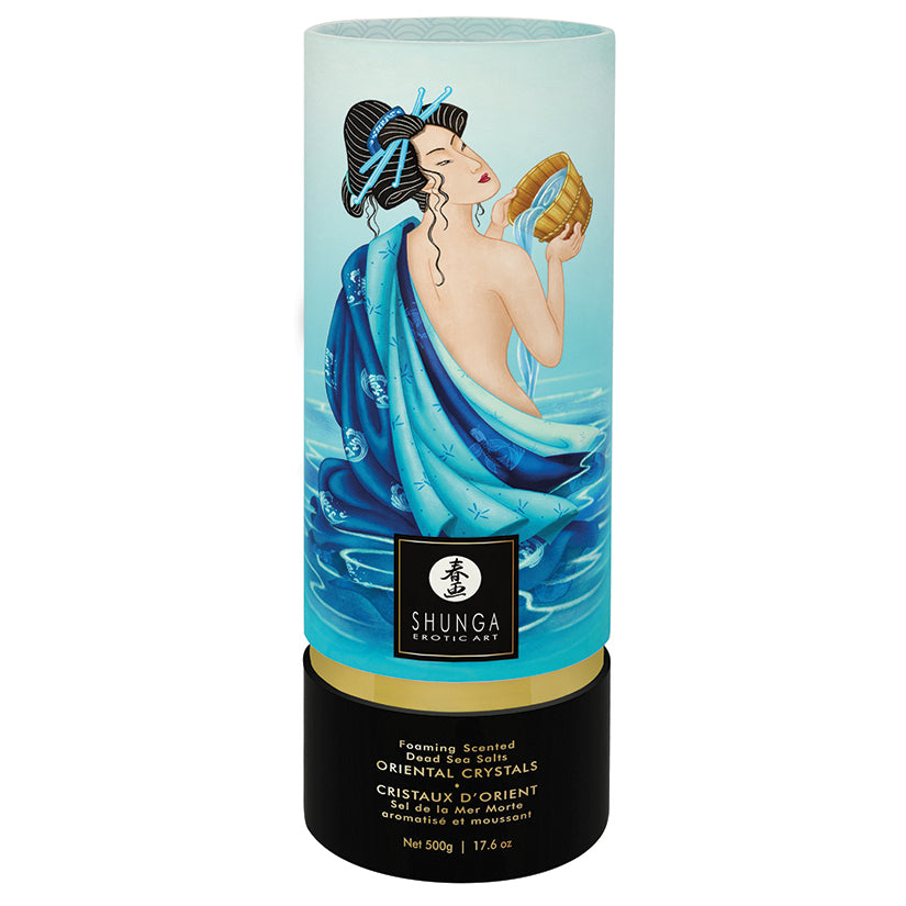 Shunga Oriental Crystals Bath Salts-Ocean Temptations 17.6oz - Eros Fine Goods