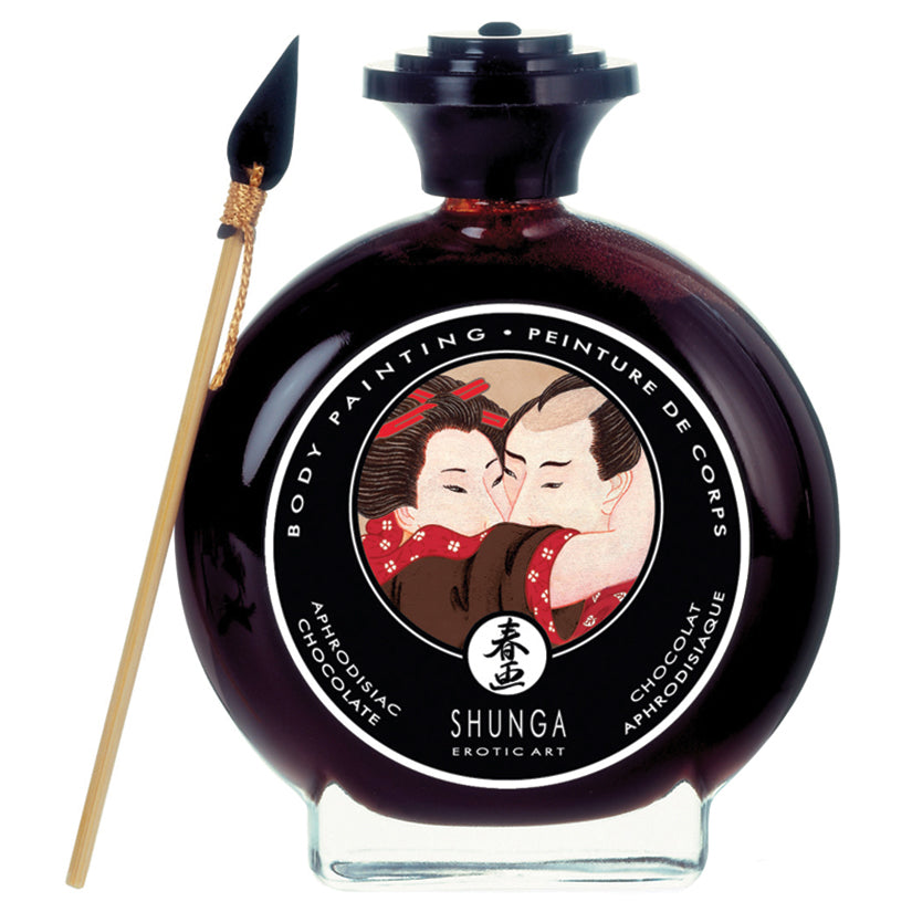 Shunga Body Painting-Aphrodisiac Chocolate 3.5oz - Eros Fine Goods