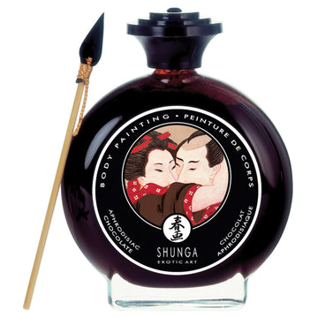 Shunga Body Painting-Aphrodisiac Chocolate 3.5oz - Eros Fine Goods