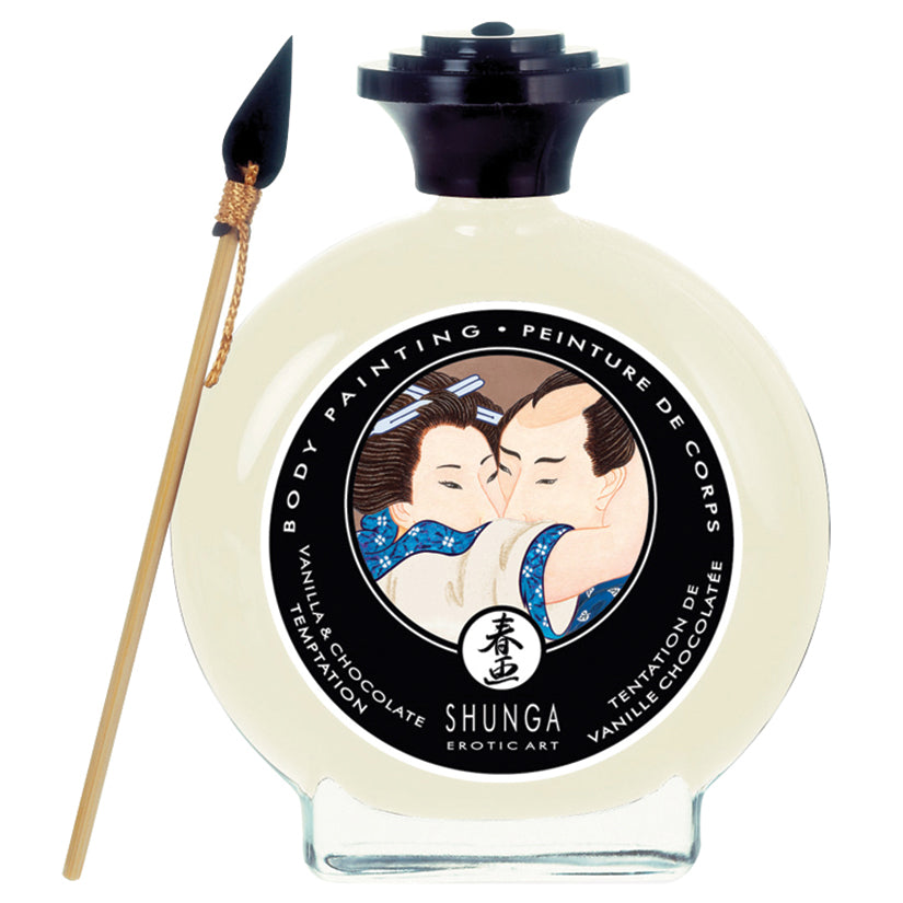 Shunga Body Painting-Vanilla Chocolate Temptation 3.5oz - Eros Fine Goods