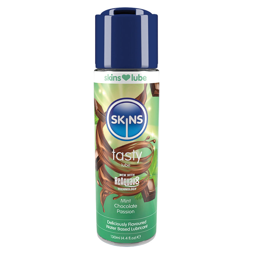 Skins Water Based Lubricant-Mint Chocolate 4.4oz - Eros Fine Goods