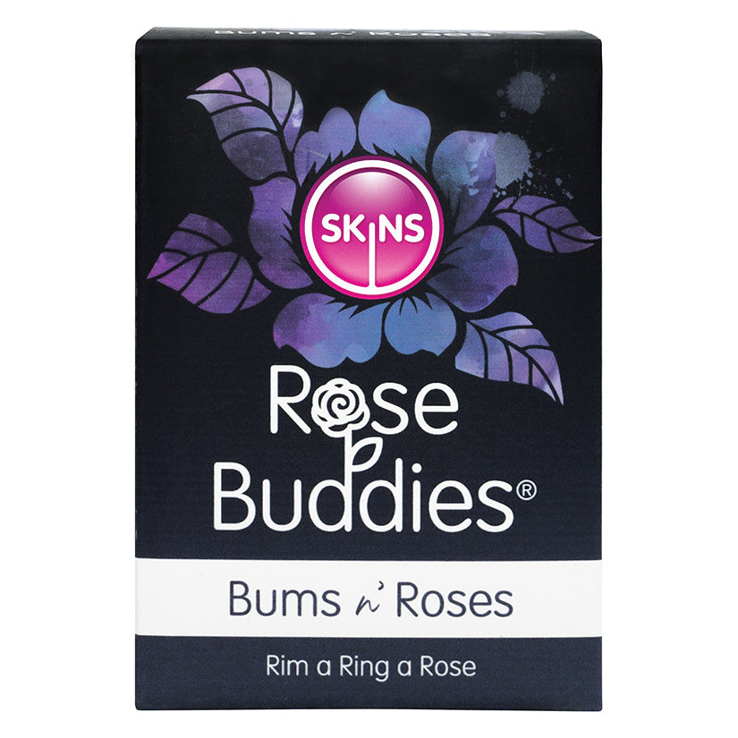 Skins Rose Buddies Bum N Roses-Black - Eros Fine Goods
