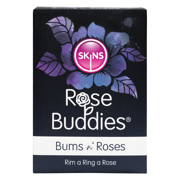 Skins Rose Buddies Bum N Roses-Black - Eros Fine Goods