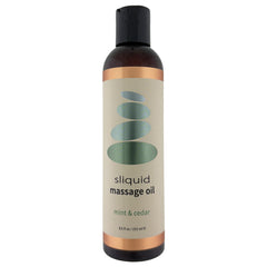 Sliquid Balance Massage Oil-Cedar Mint 8.5oz - Eros Fine Goods