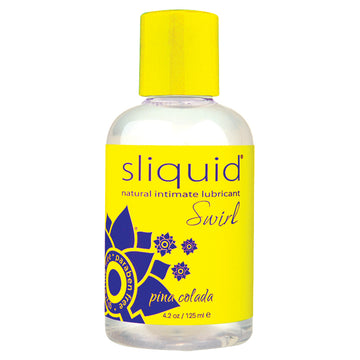 Sliquid Swirl Intimate Glide-Pina Colada 4.2oz - Eros Fine Goods