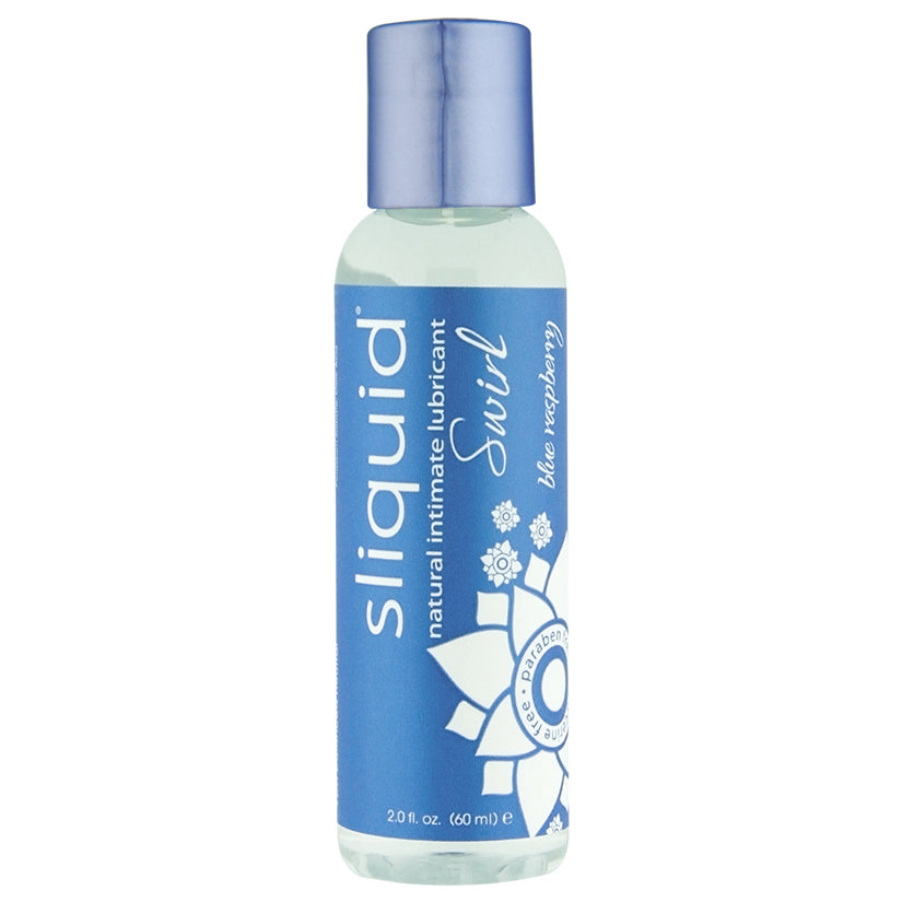 Sliquid Naturals Swirl-Blue Raspberry 2oz - Eros Fine Goods