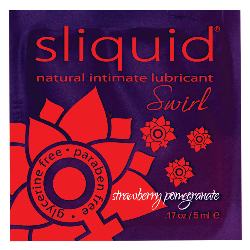 Sliquid Swirl Foil Packet-Strawberry Pomegranate .17oz - Eros Fine Goods