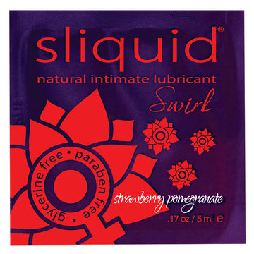 Sliquid Swirl Foil Packet-Strawberry Pomegranate .17oz - Eros Fine Goods