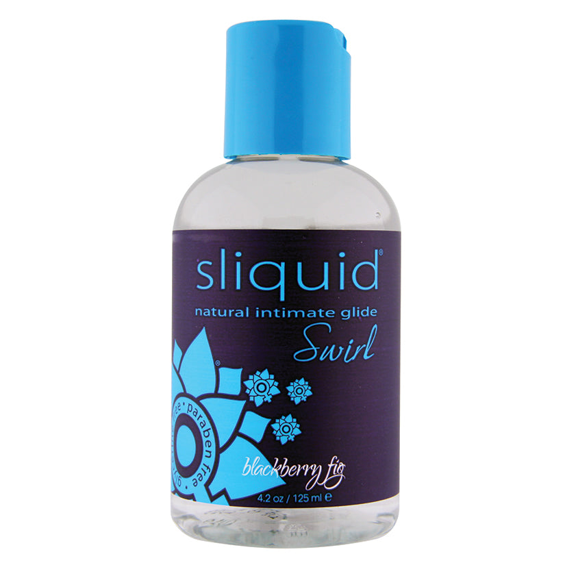 Sliquid Swirl Intimate Glide-Blackberry Fig 4.2oz - Eros Fine Goods