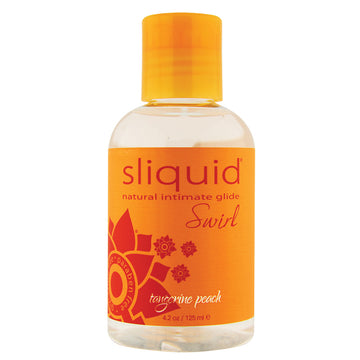 Sliquid Swirl Intimate Glide-Tangerine Peach 4.2oz - Eros Fine Goods