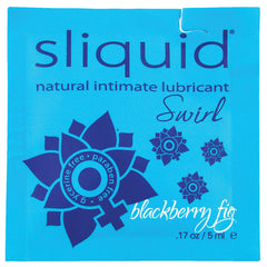 Sliquid Swirl Foil Packet-Blackberry Fig .17oz - Eros Fine Goods