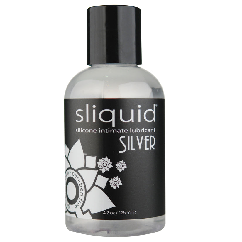 Sliquid Silver Enhanced Silicone Lube 4.2oz - Eros Fine Goods