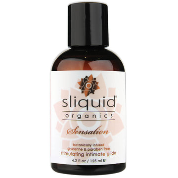 Sliquid Organics Intimate Glide-Sensation 4.2oz - Eros Fine Goods