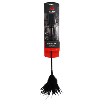SEI MIO Slap and Tickle Dual-Ended Crop & Tickler - Eros Fine Goods