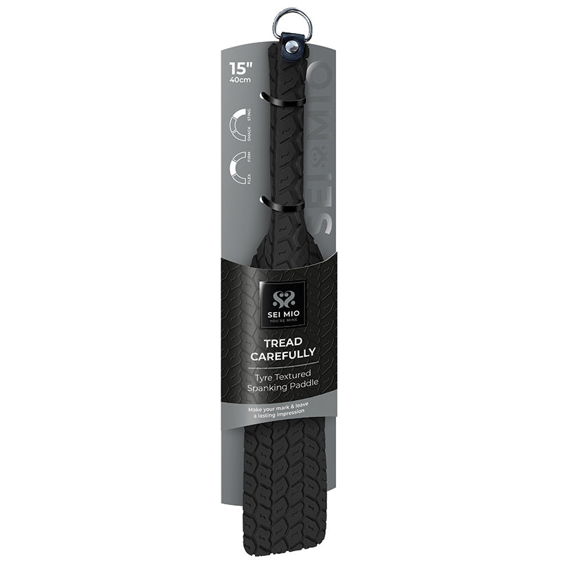 SEI MIO Tread Carefully Tyre Textured Spanking Paddle - Eros Fine Goods