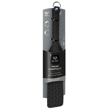 SEI MIO Tread Carefully Tyre Textured Spanking Paddle - Eros Fine Goods