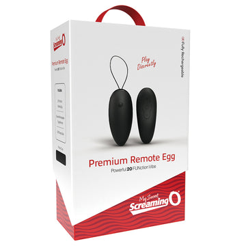 Screaming O My Secret Premium Remote Egg-Black - Eros Fine Goods
