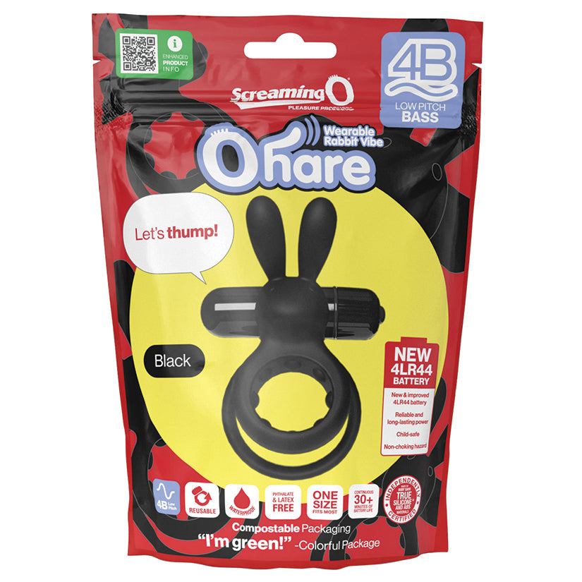 Screaming O 4B Ohare-Black - Eros Fine Goods