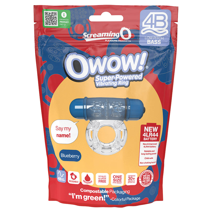 Screaming O 4B OWow-Blueberry - Eros Fine Goods