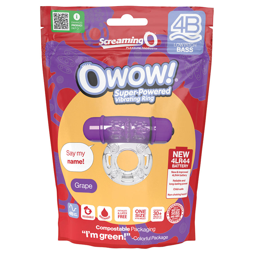 Screaming O 4B OWow-Grape - Eros Fine Goods
