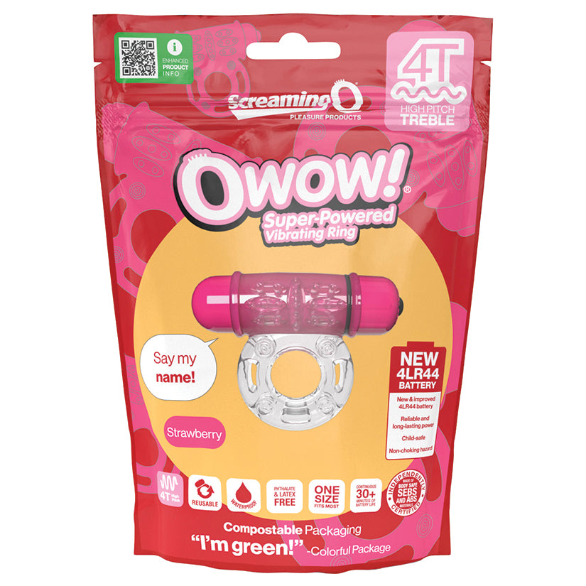 Screaming O 4T OWow-Strawberry - Eros Fine Goods