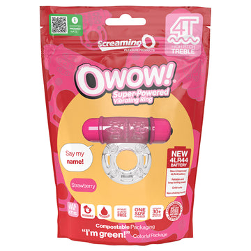 Screaming O 4T OWow-Strawberry - Eros Fine Goods