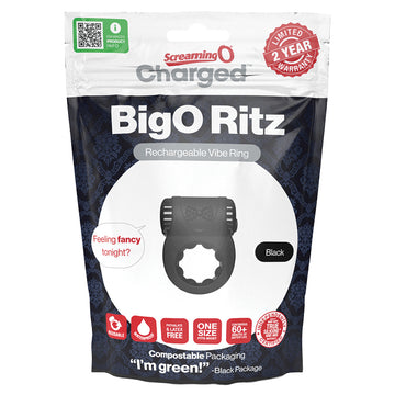 Screaming O Charged Big O Ritz-Black - Eros Fine Goods