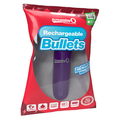 Screaming O Rechargeable Bullet-Purple - Eros Fine Goods