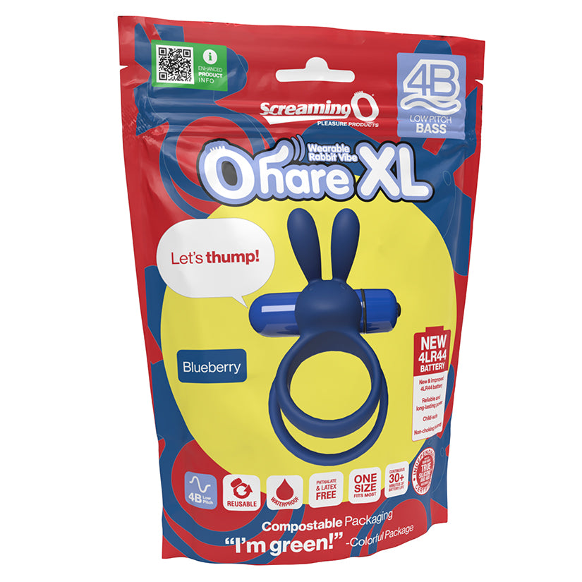 Screaming O 4B Ohare XL-Blueberry - Eros Fine Goods
