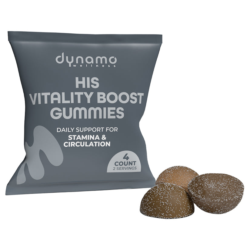 Dynamo Wellness His Vitality Boost Gummies Foil 2 Servings - Eros Fine Goods