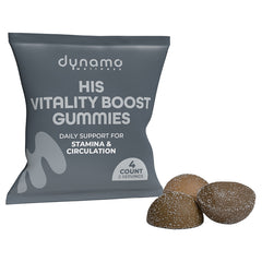 Dynamo Wellness His Vitality Boost Gummies Foil 2 Servings - Eros Fine Goods