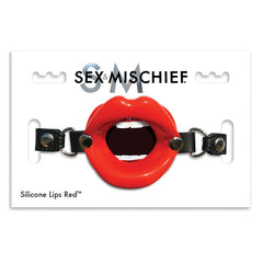 S&M Silicone Lips-Red - Eros Fine Goods