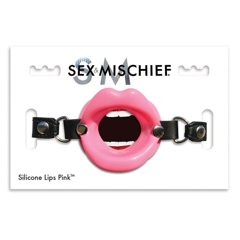S&M Silicone Lips-Pink - Eros Fine Goods