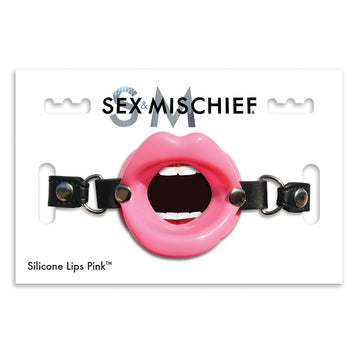 S&M Silicone Lips-Pink - Eros Fine Goods