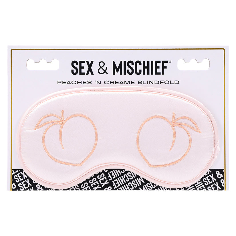 S&M Peaches 'n CreaMe Blindfold - Eros Fine Goods