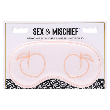 S&M Peaches 'n CreaMe Blindfold - Eros Fine Goods