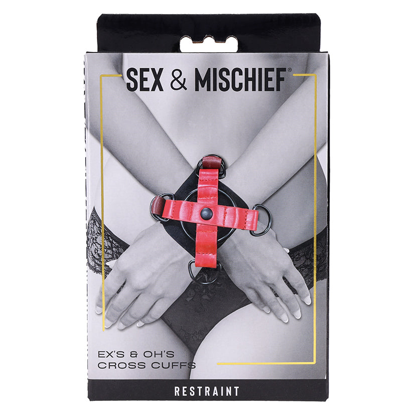 Ex's & Oh's Cross Cuffs - Eros Fine Goods