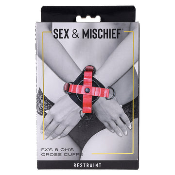 Ex's & Oh's Cross Cuffs - Eros Fine Goods
