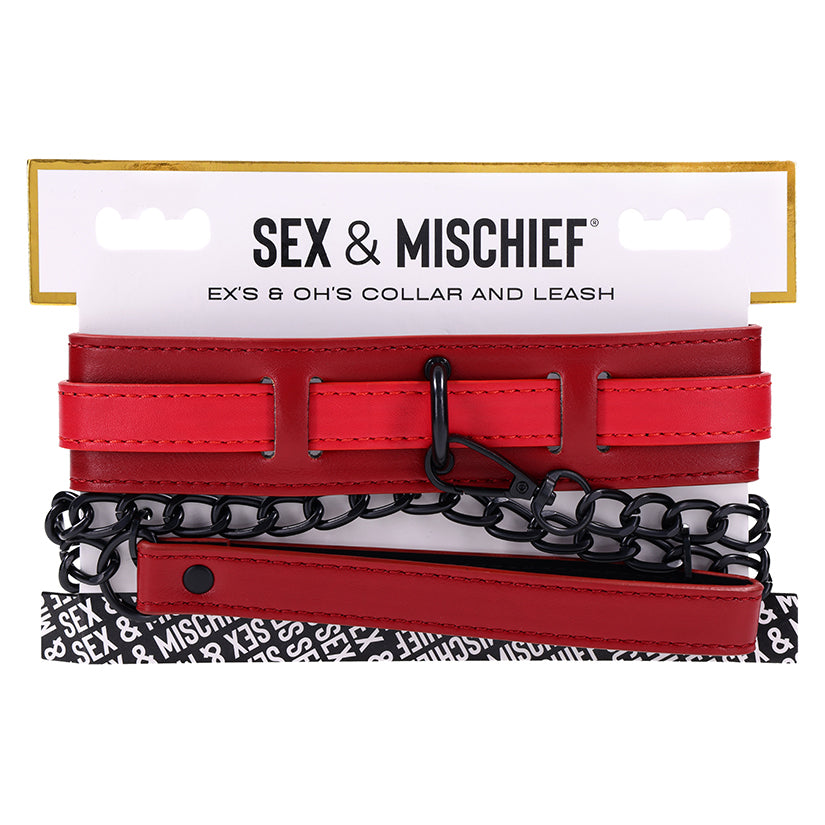 Ex's & Oh's Collar and Leash - Eros Fine Goods
