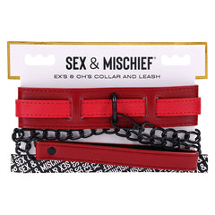 Ex's & Oh's Collar and Leash - Eros Fine Goods