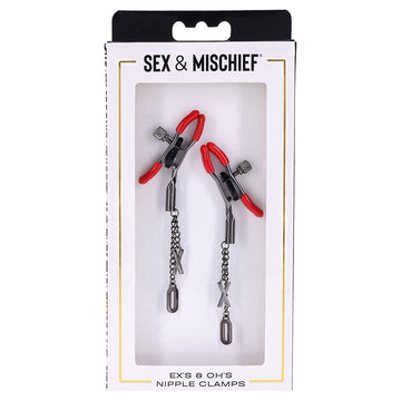 Ex's & Oh's Nipple Clamps - Eros Fine Goods
