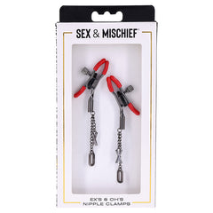 Ex's & Oh's Nipple Clamps - Eros Fine Goods